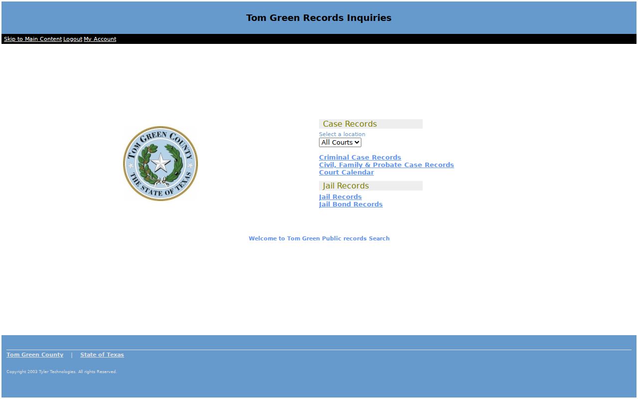 San Angelo residents directory Tom Green Odyssey court access